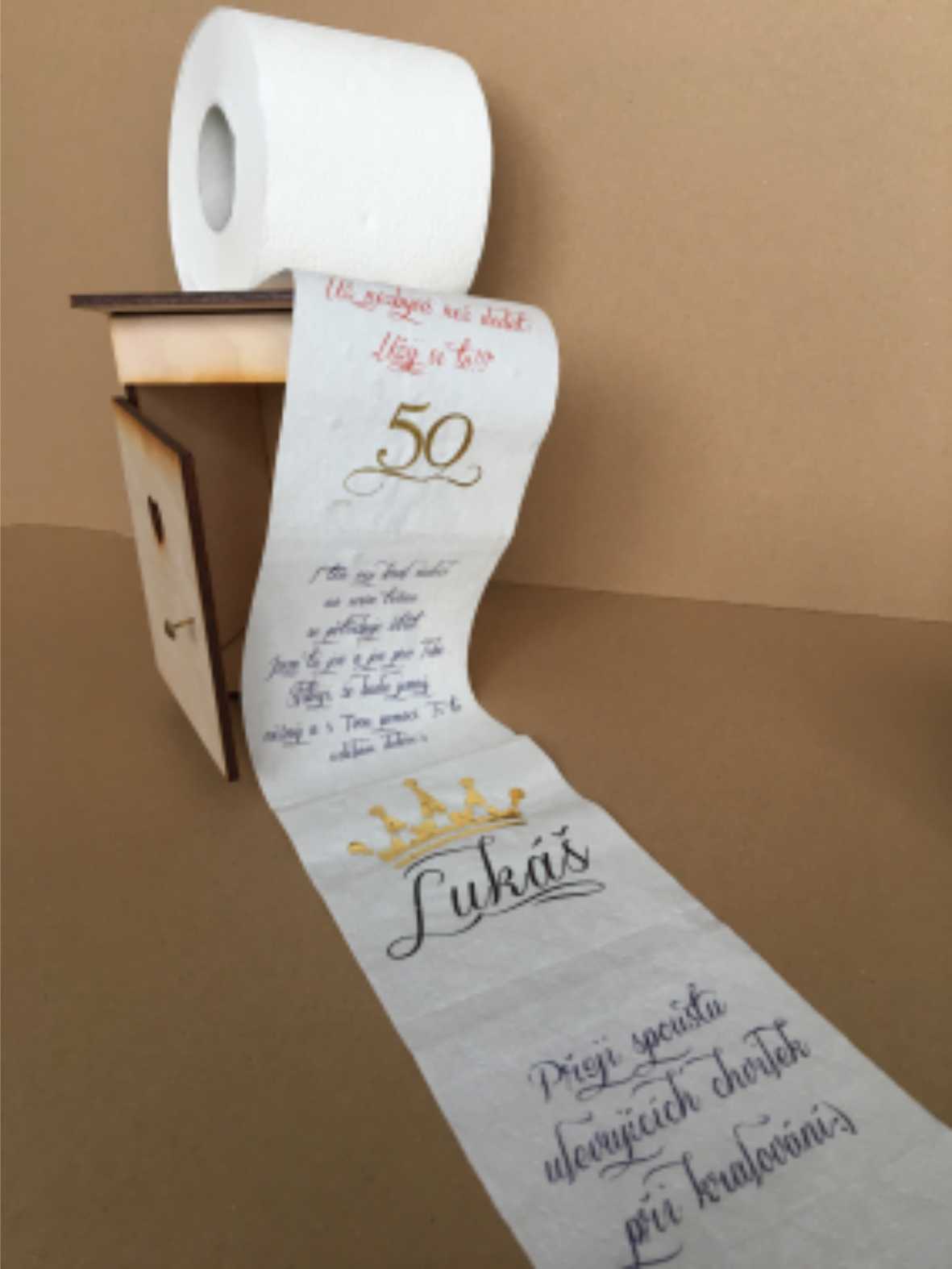 Toaletní papír s vlastním potiskem - 1